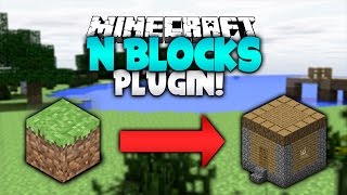 IN BLOCKS One Block Blueprints  Minecraft Plugin Tutorial [upl. by Maloney]