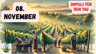 Impuls für den Tag – 08 November 2024 – Pastor Bernd [upl. by Lacee290]