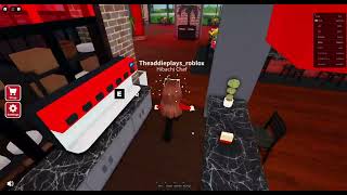 Playing bambou in roblox serving a coustmer [upl. by Rdnaskela250]