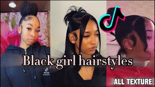 Black girls hairstyles \TikTok’s✨♥️ ￼ [upl. by Rebor]