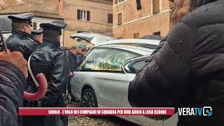 Pioggia e lacrime per i funerali del 16enne Luca Isidori [upl. by Nappie374]