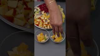 Fruit salad with ice cream  shortsfeed shorts reels asmr asmrsounds asmreating [upl. by Atsedom205]