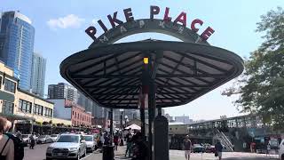 Pike Market Place Seattle Tour [upl. by Asserat]