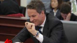 Geithner Gets Testy With Congressman [upl. by Fiester950]