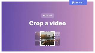 How to crop a video [upl. by Garland]