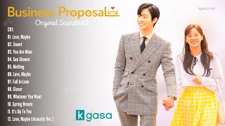 FULL ALBUM A Business Proposal OST  사내맞선 OST 2CD  BGM [upl. by Yztim]