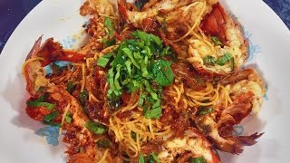 Spicy Pasta with LobsterMi Xao Tom Hum Cay English sub [upl. by Zimmer]