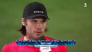 Linterview dOrelsan à la mitemps de Caen  Paris SaintGermain [upl. by Ahsena]