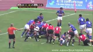 2014 Asian 5 Nations Korea v Japan Highlights [upl. by Nede]