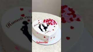 Anniversary cake design idea anniversary cakedecorating cakedesign [upl. by Lenneuq]