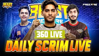 🔴LIVE NOW  10 PM  ONE DAY SCRIM  BEAST FF  FREE FIRE PAKISTAN🔥🏆 [upl. by Alleram]