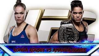 Amanda Nunes Vs Ronda Rousey [upl. by Delmor556]