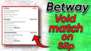 How to void a match on betway betway void [upl. by Isawk]