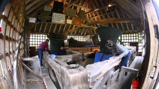 East Bergholt Bells Wide angle Fisheye view [upl. by Ellehctim]