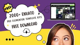 2000 envato pro elementor template kits free download [upl. by Eelarak]