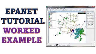 EPANET TUTORIALSWORKED EXAMPLE A STEPBYSTEP GUIDE [upl. by Farnsworth]