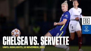 HIGHLIGHTS  Chelsea vs Servette  UEFA Womens Champions League 20212022 [upl. by Manthei]