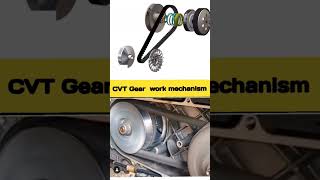 CVT Gear work mechanism mechanicalengineering automobile [upl. by Cristabel]