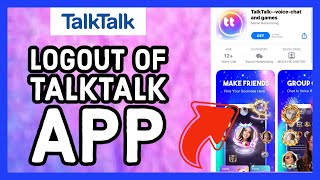 How to Logout of TalkTalk App 2023 TalkTalk App Sign Out [upl. by Catarina408]