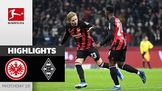 2 Goals In Overtime  Eintracht Frankfurt  Borussia Mgladbach  Highlights  MD16 – Buli 2324 [upl. by Stickney189]