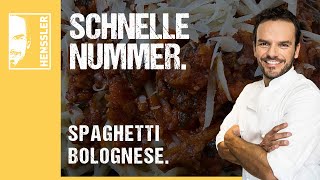 Schnelles Spaghetti BologneseRezept von Steffen Henssler [upl. by Yart685]