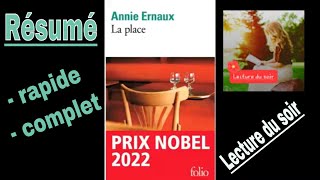 La Place résumé rapide et complet Annie Ernaux [upl. by Eileen774]