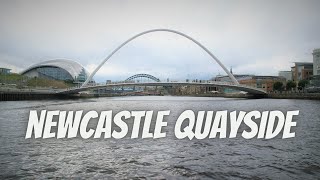 Quayside Newcastle Upon Tyne 4K DRONE FOOTAGE [upl. by Adeys79]