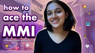 How to ACE the MMI MEDICAL SCHOOL INTERVIEW in 2023 5 tips  MOCK interview [upl. by Glorianna]