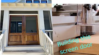 Building Mahogany screen doors [upl. by Winton469]