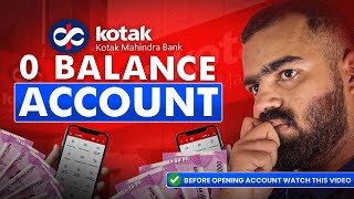 Kotak Mahindra Bank Open Account Zero Balance Online 2024 [upl. by Ahsaele]