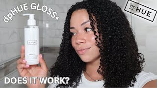 Lets test out the dpHUE Gloss on my thick curly 3c4a hair  Does it works Demo  Review [upl. by Jael]