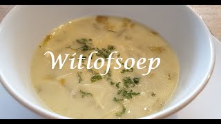 Recept Witlofsoep super lekker en makkelijk [upl. by Pryce]