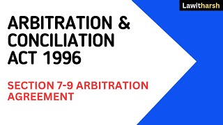 Arbitration amp Conciliation Act 1996 I Section 79 I Arbitration Agreement I CPC I Judiciary [upl. by Aicenra388]