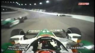 Indy Racing League IndyCar Series  Texas 2007  Big Crash  Tony Kanaan  ESPN [upl. by Ahtiekal396]