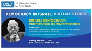 Israeli Democracy Historical Origins and Future Perspectives  lecture by Shlomo Avineri [upl. by Onder]