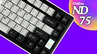 Chilkey ND75 Mechanical Keyboard  Worth Buying Review amp Type Test [upl. by Puduns428]