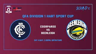 Coorparoo vs Beenleigh Mens Div 1 AFL [upl. by Lessur]