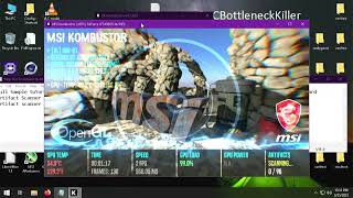 How to use Msi Afterburner  Kombustor for gpu  vram overclock sample [upl. by Eenafit]