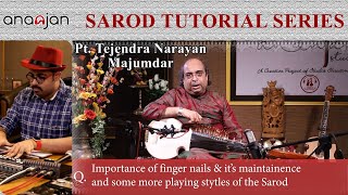 Different Playing Styles of Sarod l SOI  Pt Tejendra Narayan Majumdar  Ananjan [upl. by Llekcm827]