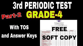 Teachers FREE Files  Grade 4 2nd Periodical Test in Math Reviewer Solution and Discussion [upl. by Assenov]