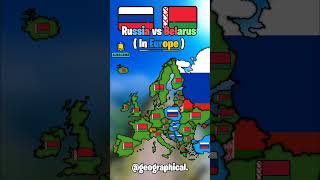 Russia vs Belarus most liked country in Europe GeoMappingtv6 russia  belarus [upl. by Ahsahs]