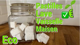 TUTO  FAIRE SES PASTILLES POUR LAVE VAISSELLE  recette maison économique amp écologique DIY naturel [upl. by Sivlek]