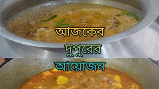 আজকের দুপুরের আয়োজন।মজার খাবারের আয়োজন করলাম। [upl. by Laefar49]