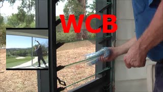 WINDOW CLEANING ✅DIY GLASS WINDOW LOUVER CLEANING SCRUBBER [upl. by Moitoso992]