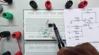 OP AMP APPLICATIONSADDER [upl. by Ednargel594]