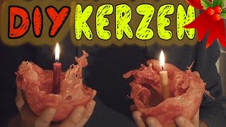 Last Minute Weihnachtsgeschenke DIY  KERZEN selber machen [upl. by Townshend277]