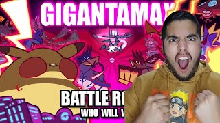 GIGANTAMAX Pokemon Battle Royale reaccion [upl. by Lohse]