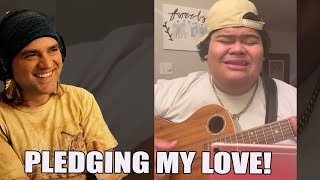 Iam Tongi Reaction  Pledging My Love by Aaron Neville [upl. by Kroo]