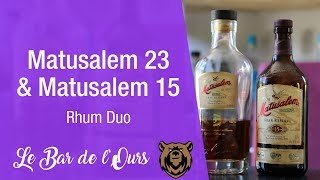 Matusalem 23 amp Matusalem 15 Gran Reserva Rum Rhum Duo [upl. by Kapoor]