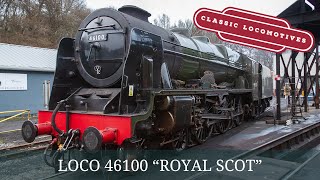 46100 Royal Scot Arrives at the NYMR from Crewe [upl. by Ardnalahs]